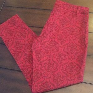 Canyon River Blues Red Paisley Size 12 NWOT